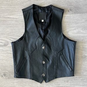Vintage Leather Vest